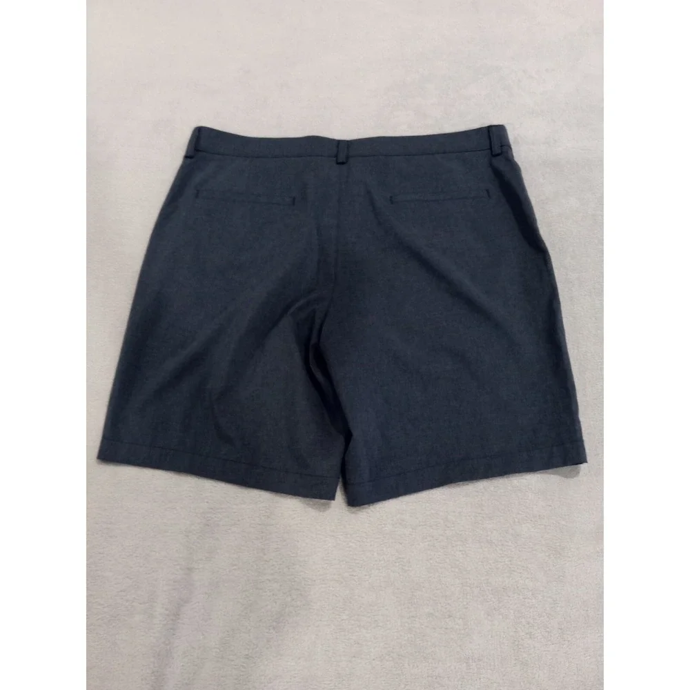 Mens PGA Tour Size 38 Navy Blue Stretch Golf‎ Shorts